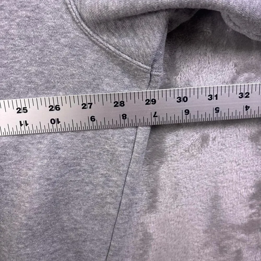 Nike Center Swoosh Sweatshirt Mens Small Gray Crewneck Oversized Baggy